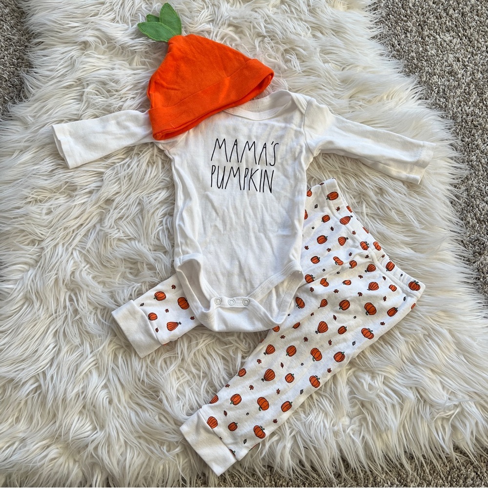 Rae Dunn | Mamas Little Pumpkin Matching Set